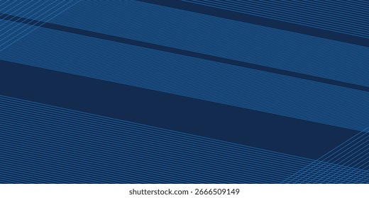 Fondo abstracto de línea azul con presentación de concepto moderno. líneas de conexión artes