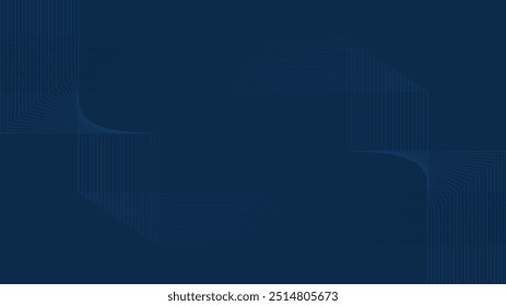 Blue line abstract background vector design. Dark blue background with line gradation.