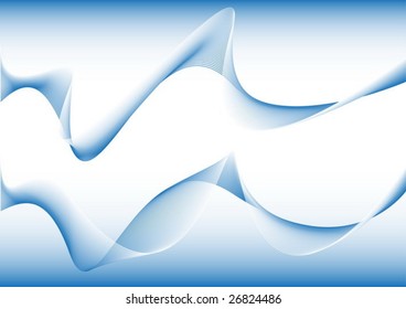 Blue line art