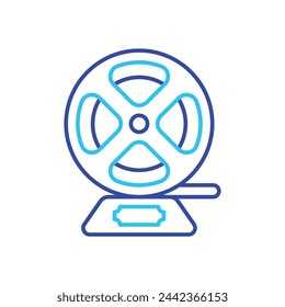 Blue Line Award vector icon