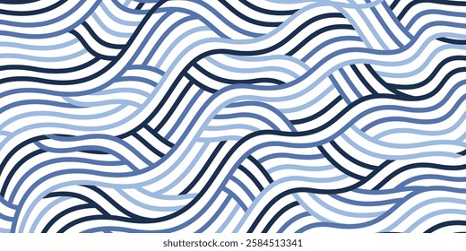 blue line background design With luxurious effect elements Vector illustration