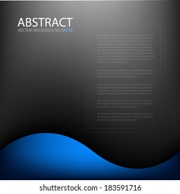Blue line background on black background modern gray graphic for texture and pattern design. message board for text and message design