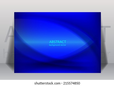 Blue line background. Vector illustration.