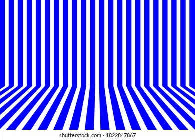 Blue line corner room vector illustration