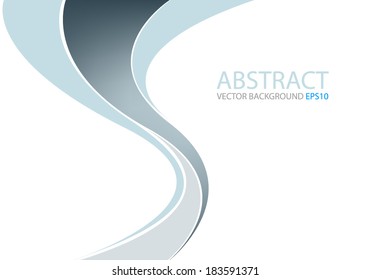 Blue line earth tone background on white paper background for Text and message design