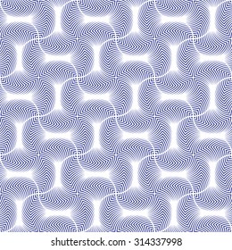 Blue  line graphic pattern abstract vector background. Modern stylish texture.