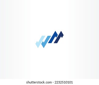 Plantilla vectorial de diseño de logotipo de icono de línea azul