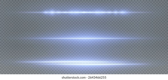 Blue line light creates a long abstract background. Space energy and glowing effects add magic to the night. Ideal as an Overlay for futuristic designs.