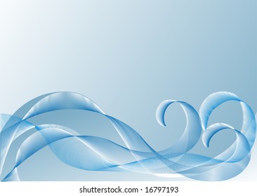 blue line to look like sea waves on blue background