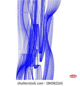 blue line on white background vector