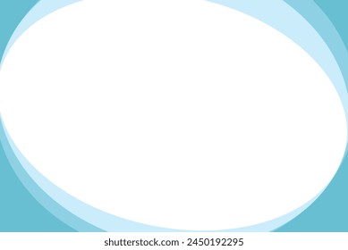 Blue line paper abstract background curve with white space for text background vector design.