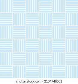 Blauer Zeilenverlauf, Hintergrund. Blaue Linie gestreiftes Geschenkpapier.