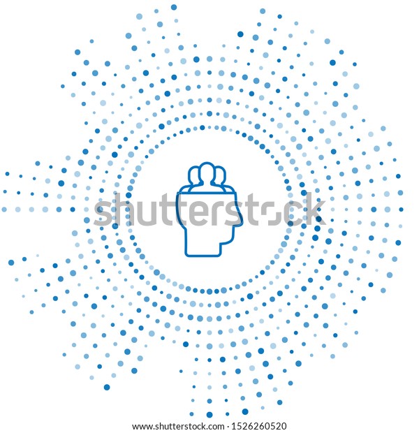 Blue Line Project Team Base Icon Stock Vector (Royalty Free) 1526260520 ...
