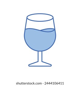 Icono de vector de vino rojo