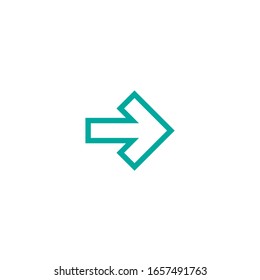 Flecha cuadrada derecha de línea azul. Introduzca o inicie sesión en el icono. Icono de inicio de sesión. Perfil, signo de usuario. Entrada, acceso, envío, compartir.