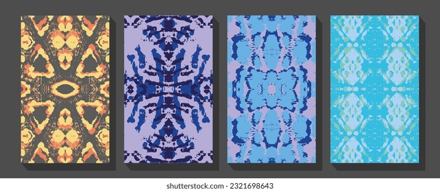 Blue line seamless pattern background.  Vector illustration for elegant design.