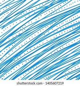 Blue line shape abstract pattern vector