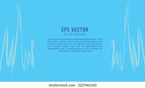 Blue Line shape Background Abstract EPS Vector
