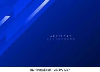 Blue line speed modern background with dark space for text and message. template design	