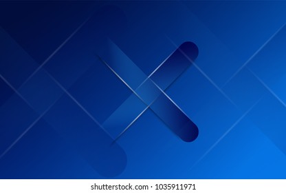 Blue line technological background. Template brochure and layout design