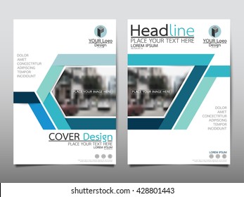 Blue line technology annual report brochure flyer design template vector, Leaflet cover presentation abstract geometric background, layout in A4 size