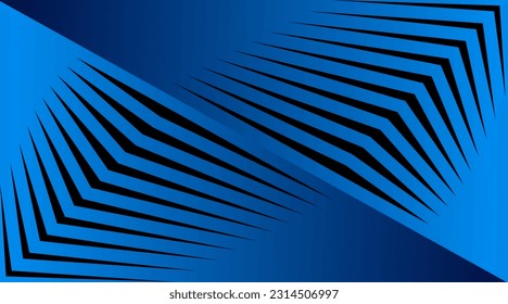 blue line wave abstract background 