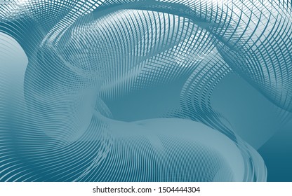 The blue line wave background