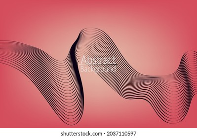 blue line wave. Linear geometric Art deco bricks.  retro style. Luxury seamless pattern. Packaging or menu design.Vector illustration