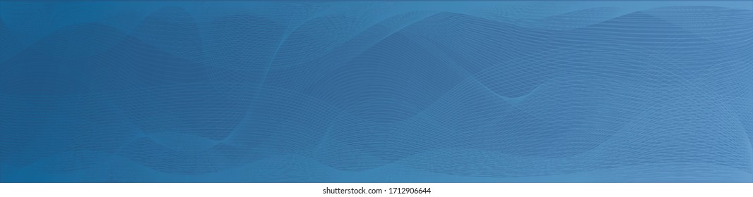 blue line waves abstract background with gradient