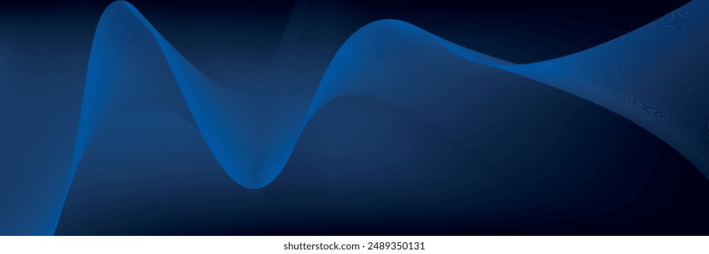 Blue line with white architecture futuristic background minimal concept vector illustration subtle design.