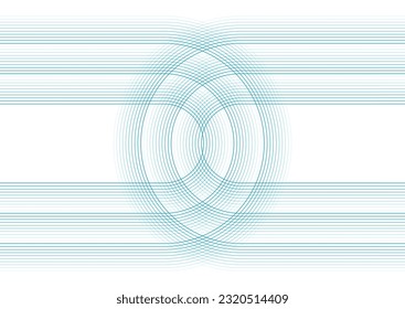 Blue linear pattern abstract geometric tech background. Vector design