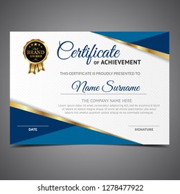 Blue Lined Diploma