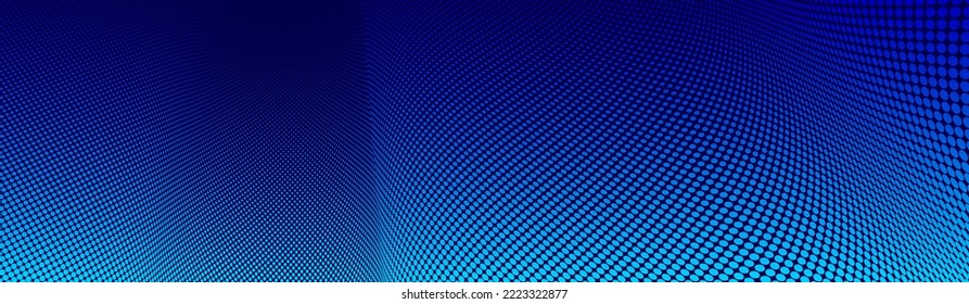 Blue lines in 3D perspective vector abstract background, dynamic linear minimal design, wave lied pattern in dimensional and movement.