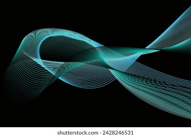 Blue lines background, sci-fi background, futuristic background, refreshing lines, calm lines background