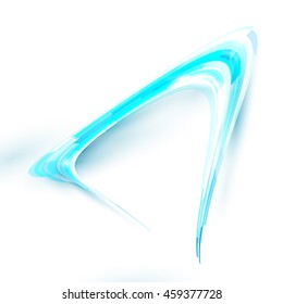 Blue lines curve  Abstract Technology Background. Rectangles and Geometric concept design