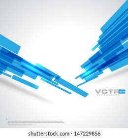 Blue Lines Modern Design Background