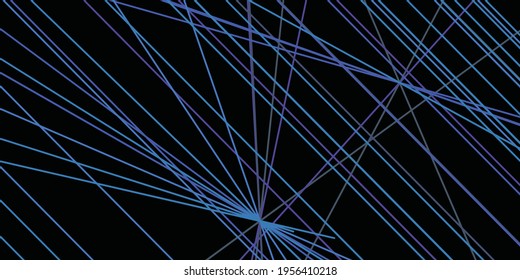blue lines on a black background, abstract image of a line, skinali