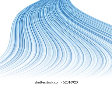 Blue lines on the white