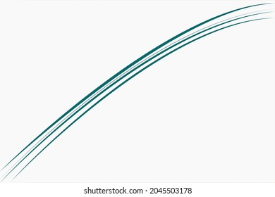 Blue lines on a white background design vector template.