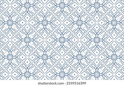 Blue lines on a white background fabric pattern