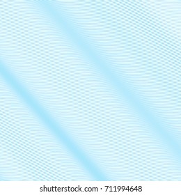 Blue lines on a white background.  Guilloche. The protective layer for banknotes, diplomas and certificates. Wave, sea, uneven, curve