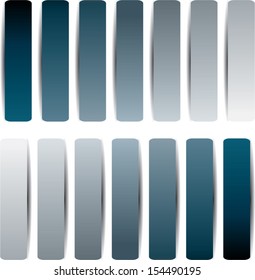 blue lines paper label design. vector illustration. from light to dark