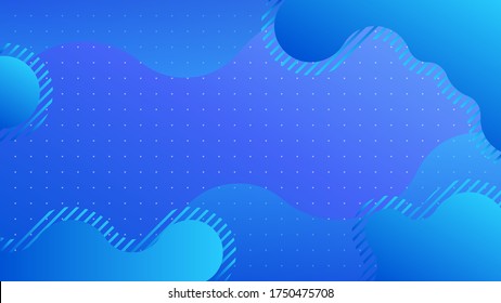 Blue liquid abstract background. Vector illustation.