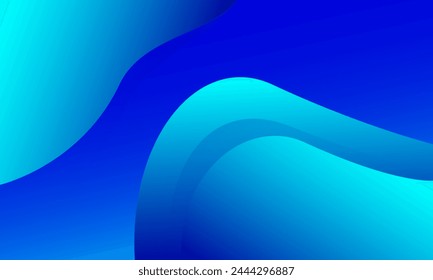 Blue liquid abstract background. Vector illustration