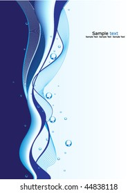 blue liquid background