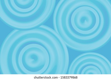 Blue liquid background for cosmetic or skin care ad, illustration vector.