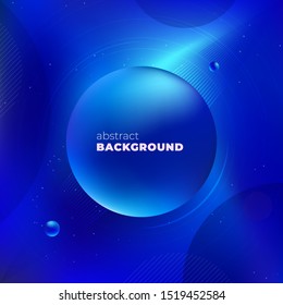 Blue Liquid color background design. Fluid gradient shapes composition. Futuristic design posters. Eps10 vector.