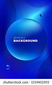 Blue Liquid color background design. Fluid gradient shapes composition. Futuristic design posters. Eps10 vector.