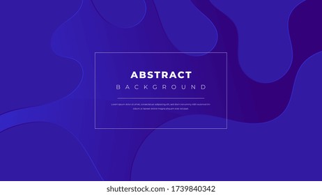 Blue Liquid color background design. Futuristic Gradient. Minimal Pattern. Fluid gradient shapes composition. Futuristic design Brochure. Abstract Geometric Background.