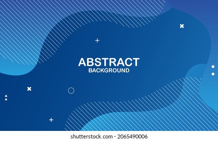 Blue liquid color background design. Fluid gradient shapes composition. Futuristic design posters. Vector illustration